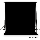 Black Muslin Backdrop Background Set | LS-Photo Studio