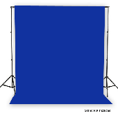 Blue Chromakey Muslin Backdrop Set | LS-Photo Studio