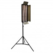 550W Photo Studio Digital Lighting Fluorescent 2-bank Barndoor Light Kit