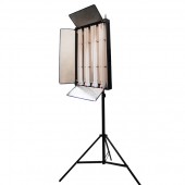 1100W Photo Studio Digital Lighting Fluorescent 4-bank Barndoor Light Kit